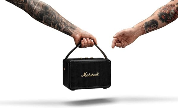 Marshall Kilburn II 36W Portable Bluetooth Speaker - Black & Brass - Image 3