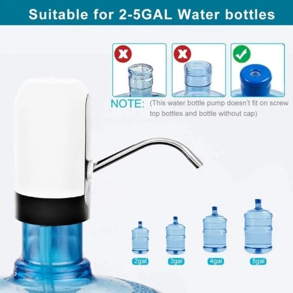 Konquer TimeS KTS Automatic Wireless Water Can Dispenser Pump for 20 Litre Bottle Can, with Low Noise & High Efficiency - Image 4