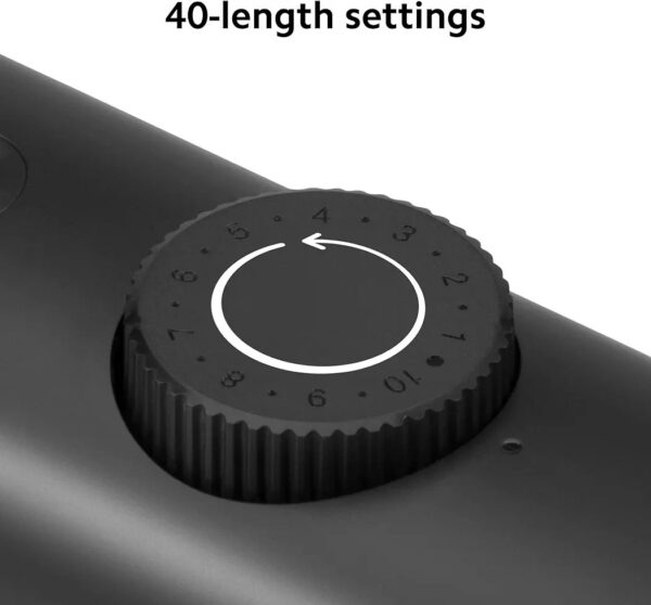 MI Xiaomi Beard Trimmer 2C – 0.5mm Precision, USB Type-C, 2 Beard Combs, 40 Length Settings, 90 Min Runtime (Black) - Image 2