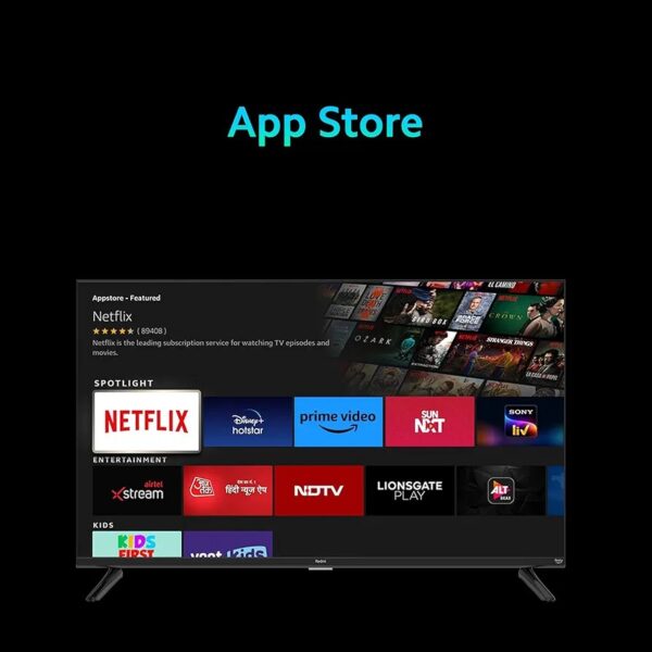 Redmi Xiaomi 80 cm (32 inches) F Series HD Ready Smart LED Fire TV L32MA-FVIN (Black) - Image 5