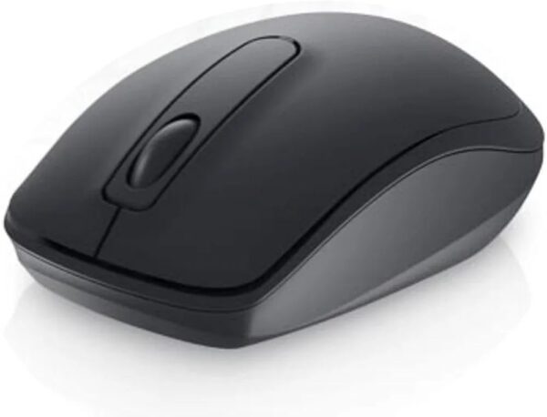 Dell WM118 Wireless Mouse, 1000DPI, 2.4 Ghz with USB Nano Receiver, Optical Tracking, 12-Months Battery Life, Plug and Play, Ambidextrous - Black
