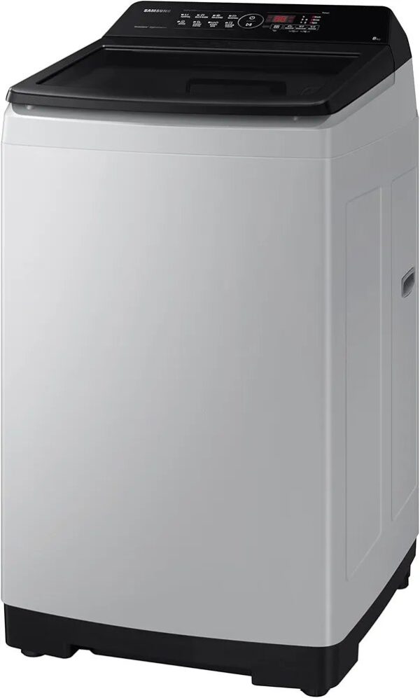 Samsung 8 Kg 5 Star Eco Bubble Fully Automatic Top Load Washing Machine (WA80BG4441BGTL, Light Gray) - Image 2