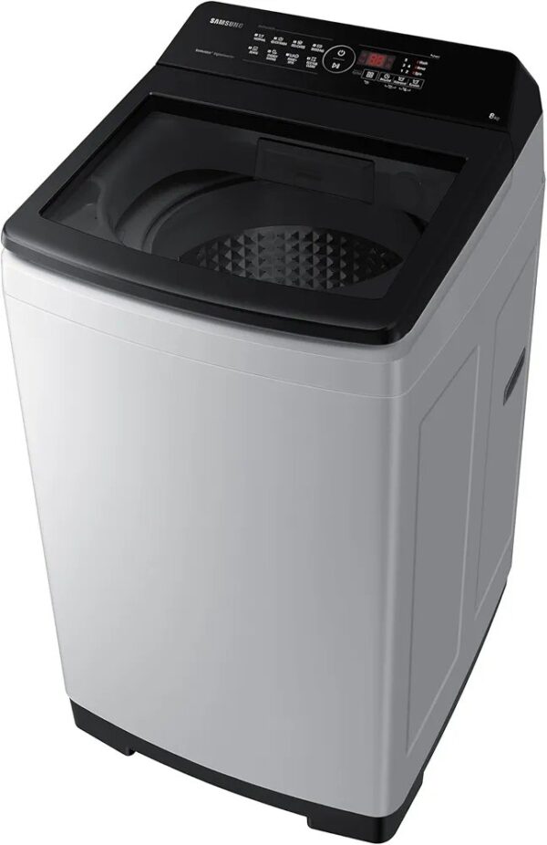 Samsung 8 Kg 5 Star Eco Bubble Fully Automatic Top Load Washing Machine (WA80BG4441BGTL, Light Gray) - Image 4