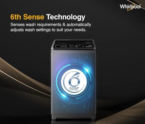 Whirlpool 7 Kg Magic Clean 5 Star Fully Automatic Top Load Washing Machine (MAGIC CLEAN 7.0 GENX GREY 5YMW, Grey) - Image 9