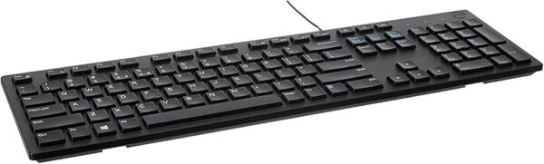 Dell KB216 Multimedia USB Keyboard with Chiclet Keys, Spill Resistance & Hotkeys