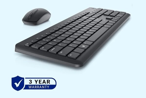 Dell KM3322W Wireless USB Keyboard and Mouse Combo – Long Battery Life, Spill-Resistant, Black - Image 3