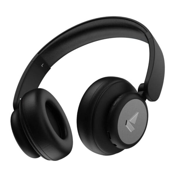 boAt Rockerz 450 Bluetooth Headphones – 15H Battery, 40mm Drivers, Dual Modes, Mic (Luscious Black)